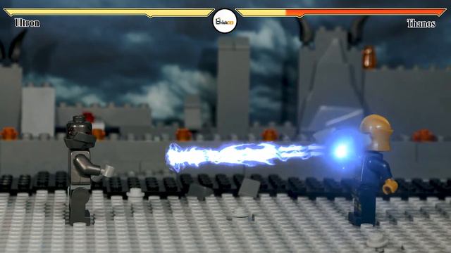 Lego Thanos vs Ultron Mortal Kombat Arcade Game in Stop Motion смотреть онлайн