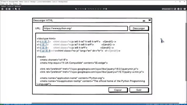 Python Curso V2: 765 5/8 Aplicación Tkinter para Descargar Contenido HTML Usando el Módulo threadin смотреть онлайн