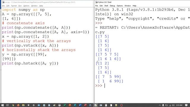 Class XII IP Chapter 1 Numpy Arrays Part IIIinformatics practices смотреть онлайн
