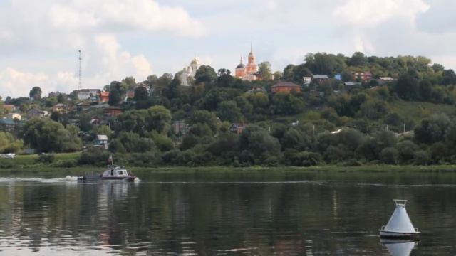 Вениамин ЗУЕВ виды с левого берега реки ОКИ на Каширу смотреть онлайн