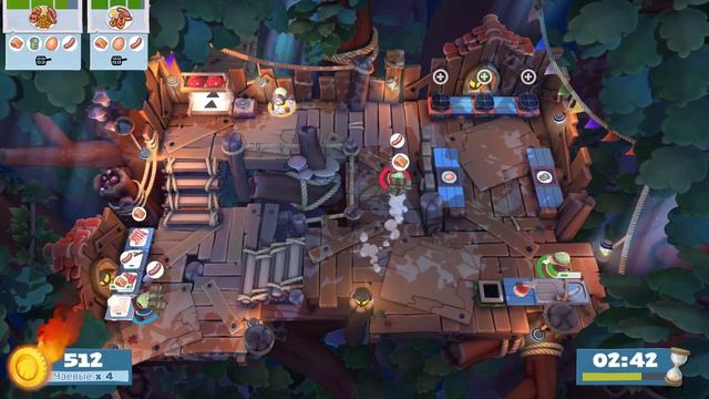 Чем дальше в лес, тем симпатичней белки | Overcooked 2 Campfire смотреть онлайн