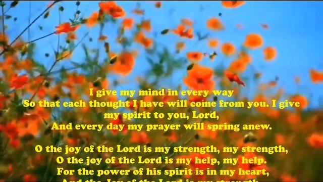 O THE JOY OF THE LORD IS MY STRENGTH смотреть онлайн