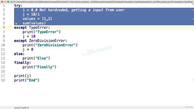 (Learn Programming With Python) 122-Step 06-Error Handling-finally and else смотреть онлайн