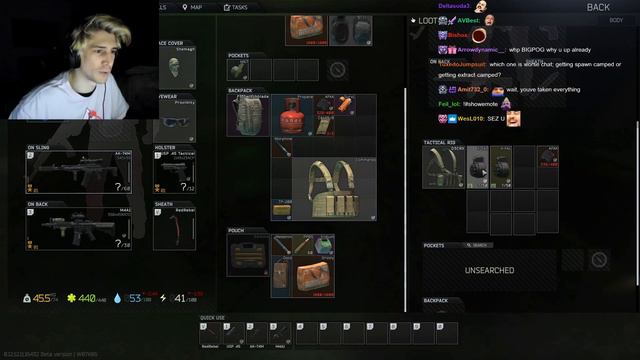 xQc Plays 'Escape From Tarkov' With Pokelawls & Surefour (With Chat) смотреть онлайн