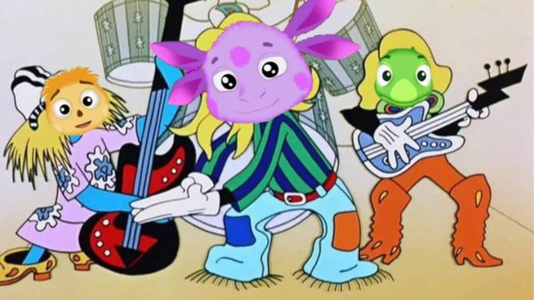 Мы к вам заехали на час - песня бременских музыкантов - в мире Лунтика !