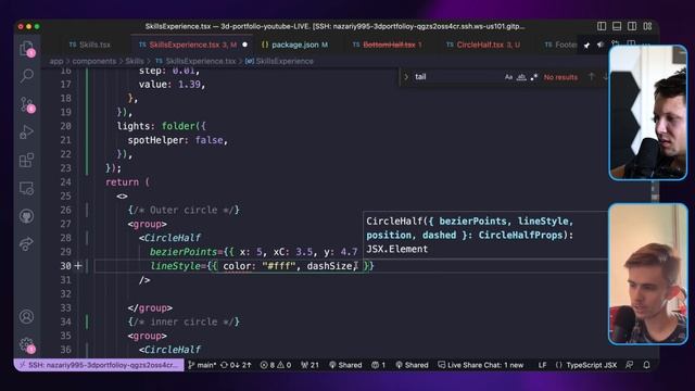 Code With Me 3D Modern Portfolio with NextJS13, TypeScript, TailwindCSS, React Three Fiber - Part 1 смотреть онлайн