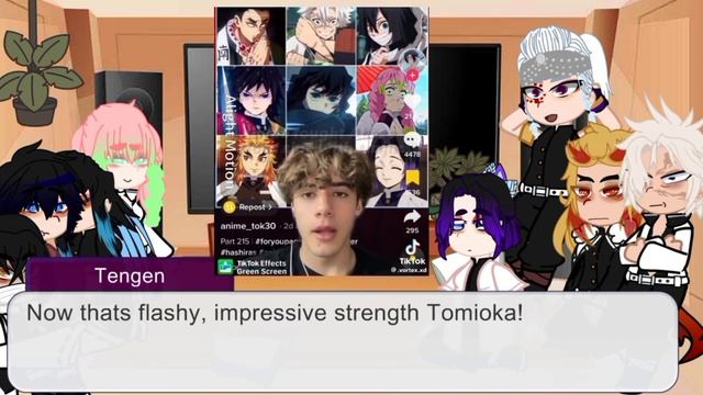 The Hashira / Pillars reacts to Giyuu (2/2, Short) смотреть онлайн