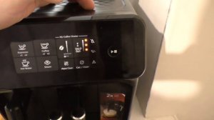 Настройка температуры и жесткости воды на кофемашине Philips 1220-1200 series.