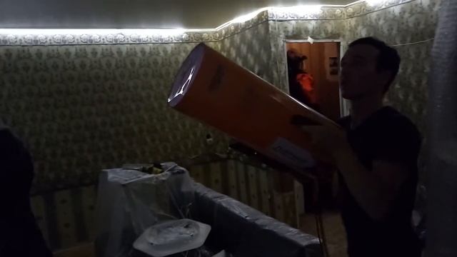 Световая линия по периметру комнаты. смотреть онлайн