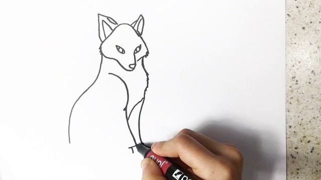 КАК НАРИСОВАТЬ ЛИСУ // НАРИСОВАТЬ ЛИСА ЛЕГКО // РИСУЕМ ЛИСУ // НАРИСОВАТЬ ЛИСА смотреть онлайн