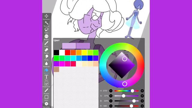 SpeedPaint ~Вселенная Стивена ~слияние Розовой и Голубой жемчуг ~Пурпурная жемчуг ~ смотреть онлайн