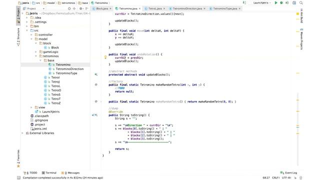 FUN mit FOPT #03 - Ein Tetris-Clon in Java - Die Modellkomponente (2/4) смотреть онлайн
