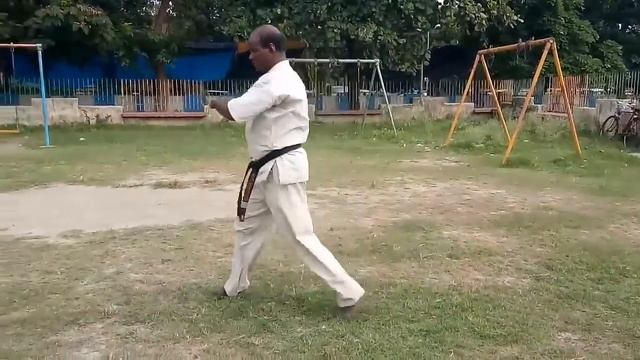 IKO,KYOKUSHIN KARATE INDIA, H Q SHIHAN Darpa Narayan Das KATA, Kanku смотреть онлайн