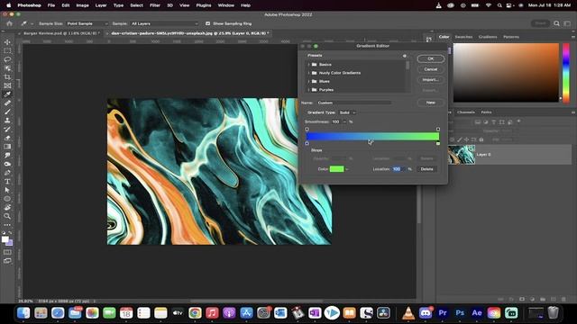 How To Create A Custom Gradient - Photoshop смотреть онлайн