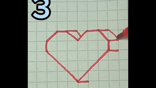 6 простых 3d рисунка по клеточкам смотреть онлайн