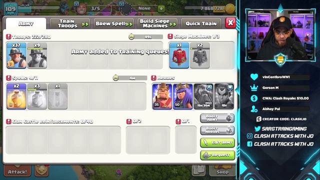Easily Farm WITHOUT Heroes! Best TH13 Farming Armies in Clash of Clans смотреть онлайн