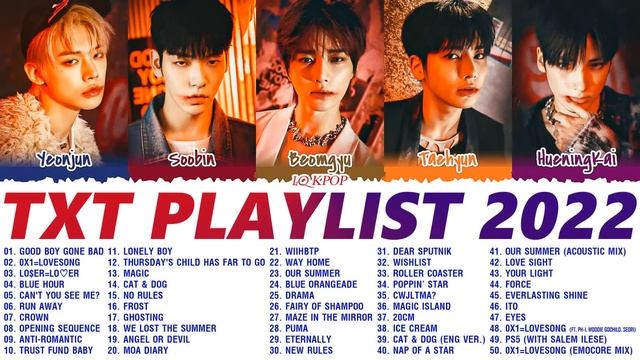TXT PLAYLIST 2022 UPDATED (ALL SONGS) смотреть онлайн