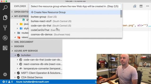 Deploy A Node App to Azure In 2'ish Minutes смотреть онлайн