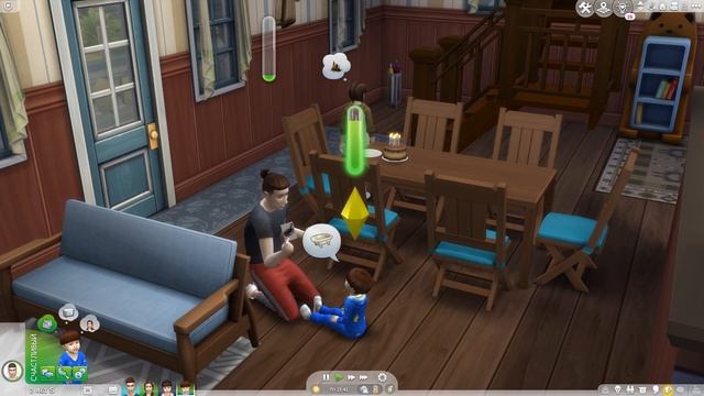 Их слишком много | The Sims 4 Сценарии #4 - Там еще остался тортик? смотреть онлайн