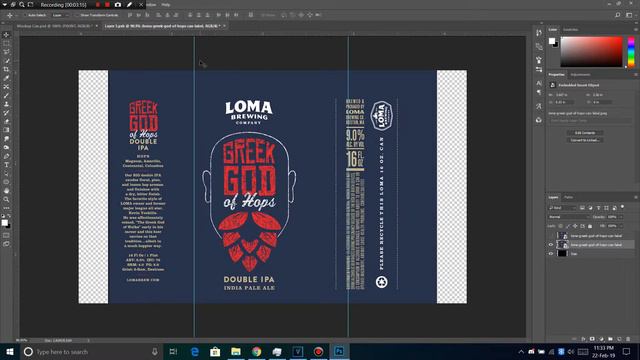 16 oz can Mockup with label and background changer смотреть онлайн