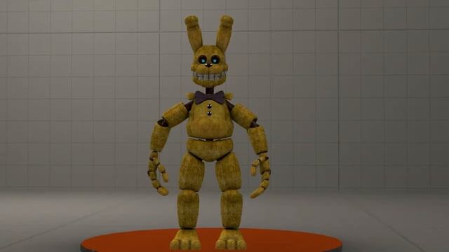 (SFM) (FNAF) Into the PIt Spring Bonnie Movememt Test смотреть онлайн