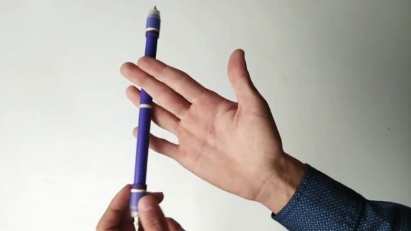 Penspinning для начинающих. Легкий трюк ручкой. Charge reverse tutorial. Penspinning обучение
