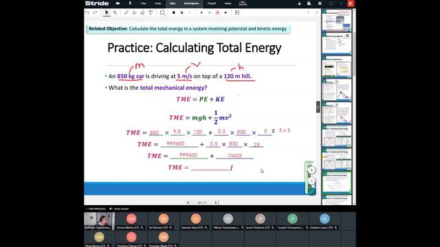 SCI102A (Physics) - 3D Calculating Total Mechanical Energy ( смотреть онлайн