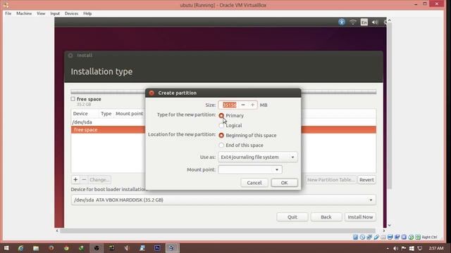 How to manually create partition in Ubuntu ( Virtual Machine ) [ Tutorial ] смотреть онлайн