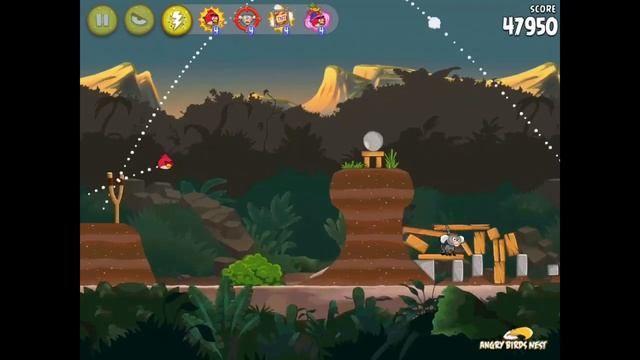 Angry Birds Rio Star Bonus #5 Jungle Escape Walkthrough 3 Star смотреть онлайн