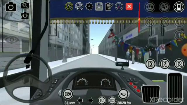 поездка на автобусе МАЗ 203.016 в протон бас симулятор