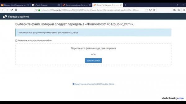 Как загрузить сайт на хостинг WordPress и OpenCart - HOSTER.BY #17