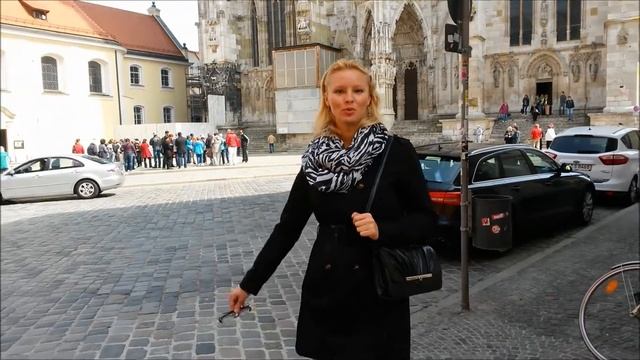 Жизнь в Германии. Регенсбург Бавария.Самый старый мост в Европе.Собор Святого Петра смотреть онлайн
