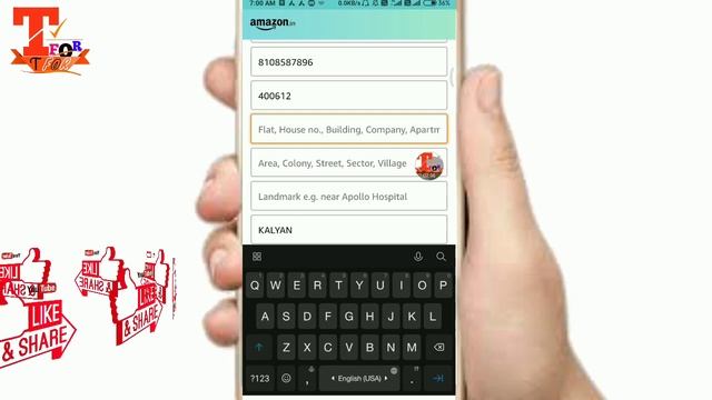 amazon me new address kaise dale trick how to fill address in amazon смотреть онлайн