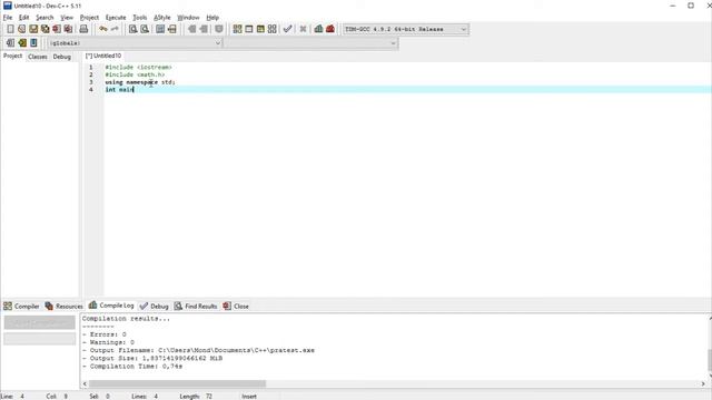 C++ Tutorial | Flow Charts to Code | Distance in two points смотреть онлайн