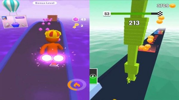 Satisfying Mobile Games 2023 - Giant Rush, Stack Colors, Race Master 3D, Shape-shifting, Juice Run.