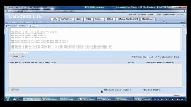 How to ping test on NodeB смотреть онлайн