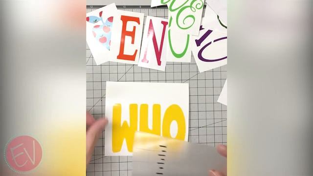 What we learn becomes a part of who we are. Adhesive Vinyl fun with EV! смотреть онлайн