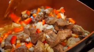 Баранина с фасолью и овощами Простой рецепт блюда на ужин и обед!