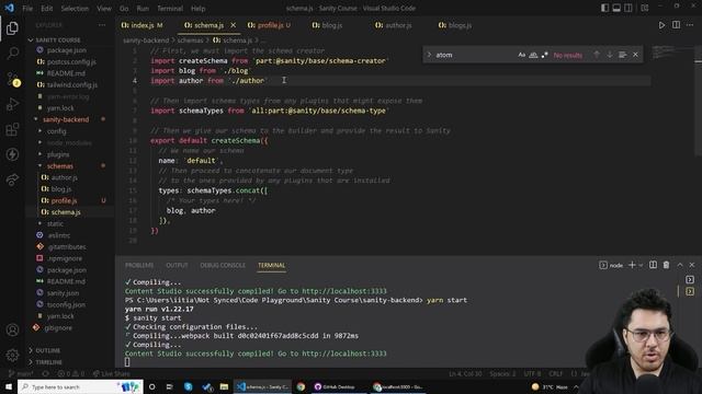 Adding multiple profiles to our Portfolio | Portfolio Website + Blog Using Sanity.io #11 смотреть онлайн