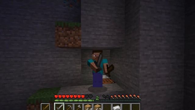 Minecraft survival gameplay. (Java edition) Playing as Steve смотреть онлайн