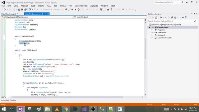 WPF ListBox from MS SQL Database смотреть онлайн