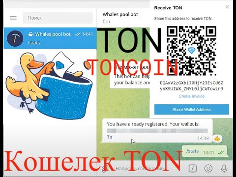 Как создать кошелек TONCOIN ? Майнинг TON COIN✅
