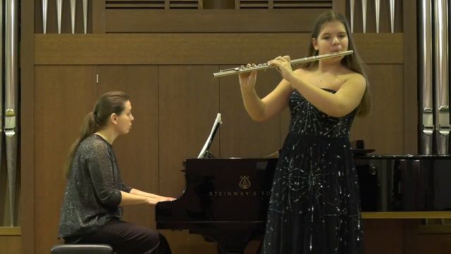 Eva Barkova. F.Poulenc. Sonata for Flute and Piano, III mov. смотреть онлайн