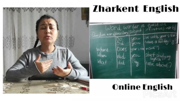 Word order in question