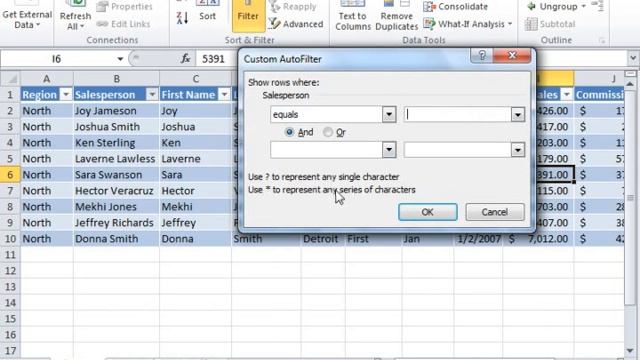 Excel 2010 Tutorial Applying a Custom AutoFilter Microsoft Training Lesson 25.3 смотреть онлайн