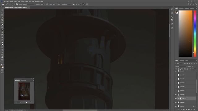 What not to do and changing careers! Ancient City Painting process. смотреть онлайн