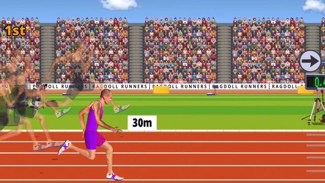 Ragdoll Runners 60m hurdles (hard) смотреть онлайн