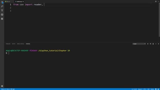 Work with CSV files using python смотреть онлайн