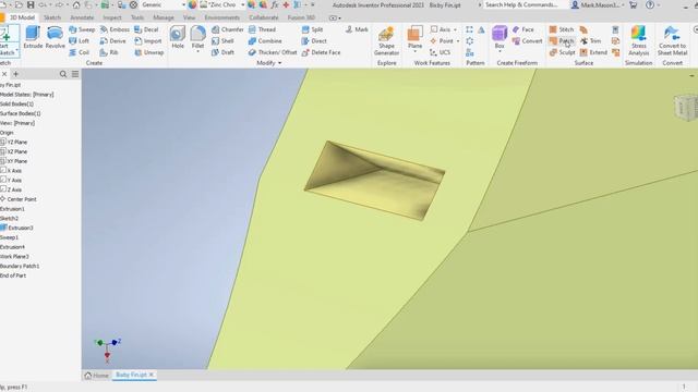Inventor Quick Tip Using Patch and Sculpt tools to repair solids смотреть онлайн