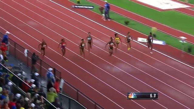2012 US Olympic Trials - Women's 100m FINALS смотреть онлайн